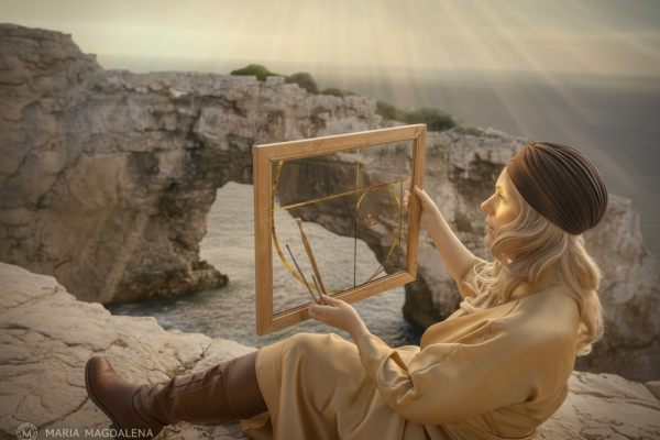 Firefly_Gemini Flash_zeige die Person hockend mit ähnlichem Licht im Gesicht 423681